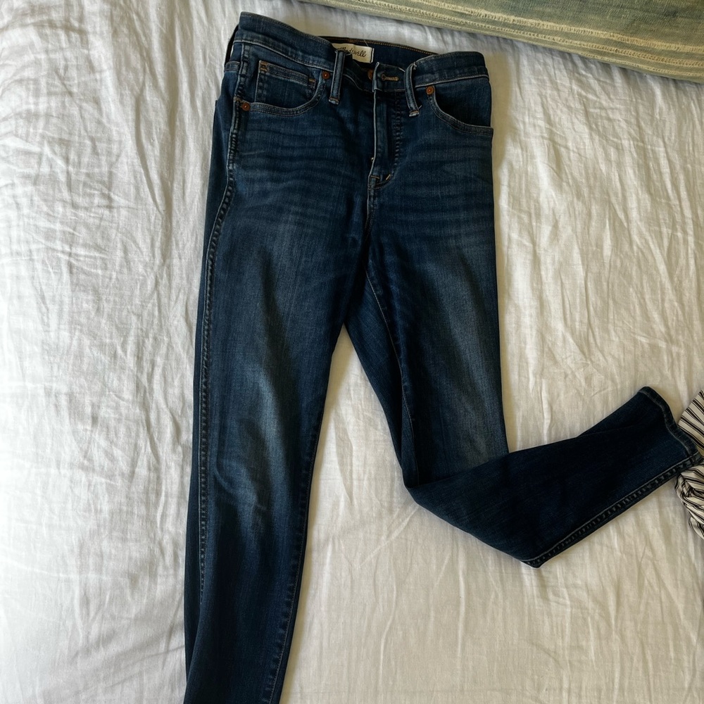 10 Inch High rise skinny jeans